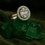 انگشتر جواهر دایره