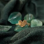 انگشتر قلب موجدار