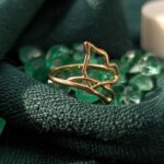 انگشتر نیم بال پروانه