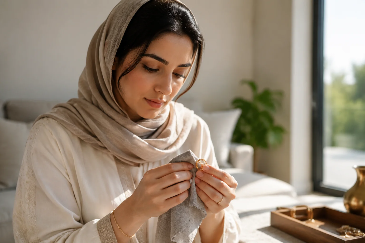 چطوری انگشتر طلا را تمیز و براق کنیم