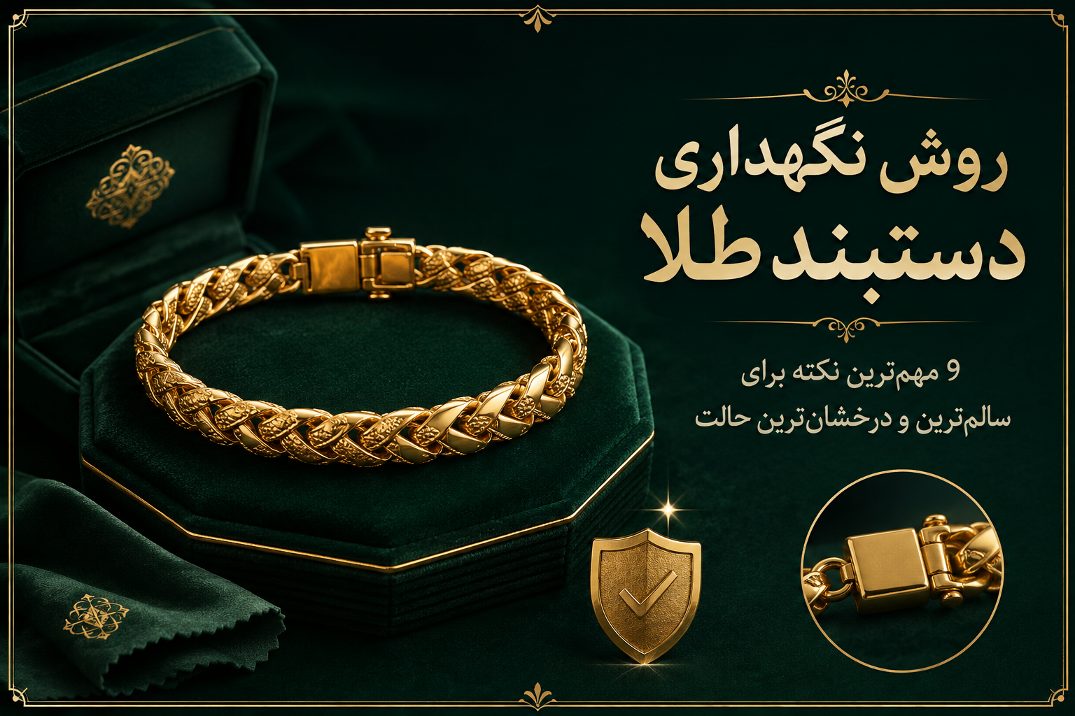 روش نگهداری دستبند طلا
